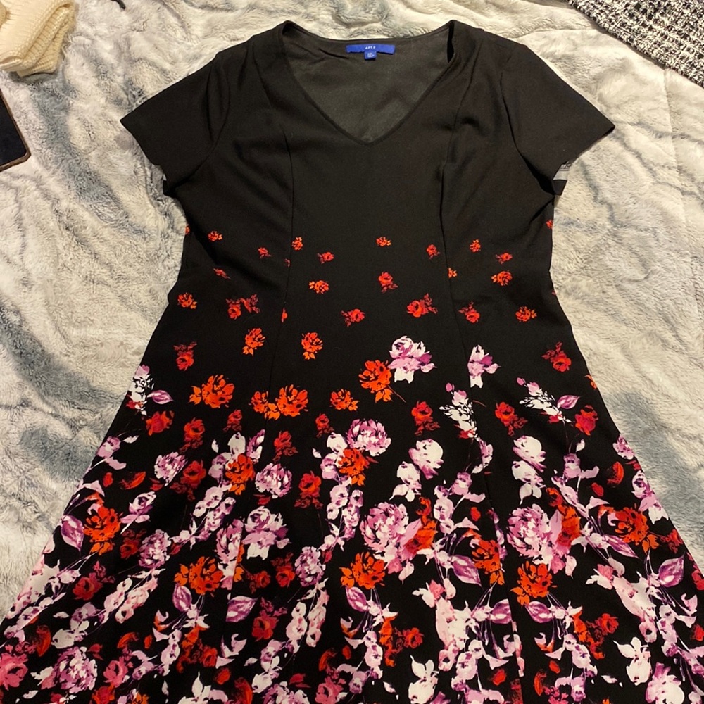 Black Floral Dress